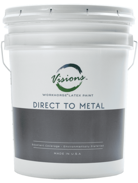 Direct to metal 5 gallon paint bucket